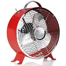 Fan Retro Tendance En Rouge Tristar Ve 5963 Ventilateur De Table Ventilateur Fans