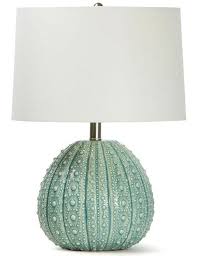 Sanibel Sea Urchin Ceramic Accent Lamps Beach House Furniture Luxury Beach House Modern Beach House