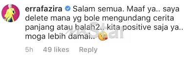 Pelakon datin seri umie aida sebelum ini ada meluahkan rasa di instagram mengenai seorang sahabat yang didakwa telah mengecewakan dirinya. Kepercayaan Musnah Aku Dah Penat Jadi Bodoh Umie Aida Erra Pula Minta Netizen Henti Berbalah Sensasi Mstar