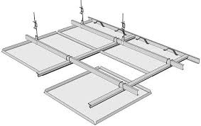 سقف کاذب سازه پنهان Flatware Tray Ceiling Tray