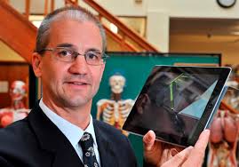 Hip bone connected to the iPhone