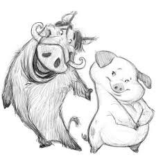 Mr Boar And Mrs Pig Fall In Love Mo Andish Art Characterdesign Animation Pig Illustration Boar Beautiful Cartoon Sketches Cute Drawings Animal Drawings