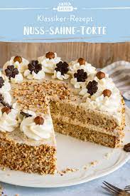 Nuss Sahne Torte Besser Als Vom Konditor Die Besten Backrezepte Mit Gelinggarantie Rezept Nuss Sahne Torte Kuchen Und Torten Rezepte Kuchen Und Torten