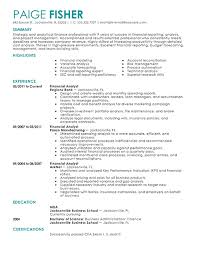 8 amazing finance resume examples livecareer. 16 Amazing Accounting Finance Resume Examples Livecareer