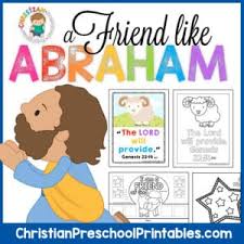 Start rounding up those crayons and colored pencils, folks. Abraham Bible Printables Christian Preschool Printables