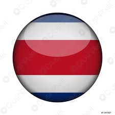 Costa rica flagge clipart kostenlos für den persönlichen und kommerziellen gebrauch. Costa Rica Flagge In Glanzendem Runden Knopf Des Symbols Stock Vektorgrafi Crushpixel