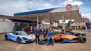 The mclaren f1 is a sports car designed and manufactured by british automobile manufacturer mclaren cars, and powered by the bmw s70/2 v12 engine. Mclaren Bring Gulf Oil Brand Back To F1 With New Partnership Formula 1