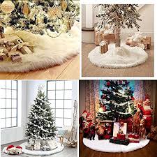 Then wait until early summer to hedge. Christmas Tree Skirt Faux Fur White With Round Trim Christmas Decorations New Year Party Supply 24 Inch Buy Online In Bosnia And Herzegovina At Bosnia Desertcart Com Productid 53023516