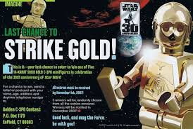 Too bad it's gold chrome and not solid gold. All About C 3po Hoth Bricks