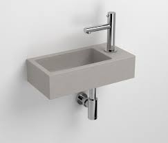 Flush 3 Beton Handwaschbecken Cl 03 11030 Von Clou Waschbecken Gaste Wc Wc Waschbecken Handwaschbecken