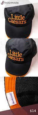 Little Caesar S Pizza Employee Hat Black Uniform Little Caesars Pizza Hat Black Cap Employee Work Uniform Adjustable Pre Own Black Cap Pizza Hat Work Uniforms