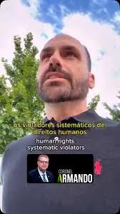 O resultado do trabalho do Deputado Federal Eduardo Bolsonaro nos EUA  começa a aparecer. Na semana que vem chega ao Brasil um represente do  Governo americano para discutir sanções que serão aplicadas ...