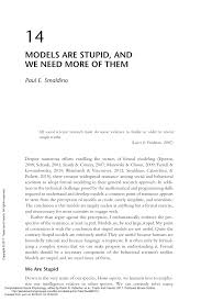 This book will help you seamlessly and effortlessly navigate the dating jungle. Pdf Models Are Stupid And We Need More Of Them