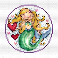 Fantasy Mermaid Cross Stitch Chart