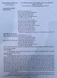 Đề thi ngữ văn thpt quốc gia năm nay đề cập đến tác phẩm trước biển của nhà thơ vũ quần phương và tác phẩm 'ai đã đặt tên cho dòng sông >>> đáp án đề thi môn văn kỳ thi thpt quốc gia 2019 (cập nhật sau khi có đề thi.) sáng 25/6, thí sinh thpt quốc gia đã làm bài thi môn ngữ. Ä'ap An Ä'á» Thi Thpt Quá»'c Gia 2019 Mon VÄƒn Chinh Xac Nháº¥t