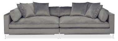 Living Room Furniture Moda 2 Piece Sofa Gray Deep Sofa Comfy Couches Deep Sofa Sofa