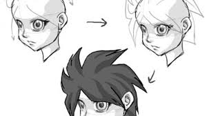 These are some of the simplest forms of each hair style. How To Draw Anime Hair Drawing Manga Hair Lesson How To Draw Step By Step Drawing Tutorials