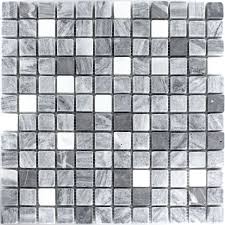 Schwarzer marmor ist ein blickfang! Bodenbelage Fliesen Muster Marmor Mosaik Fliesen Schwarz Mix 23x23x8mm Heimwerker Evenhaleshem Com