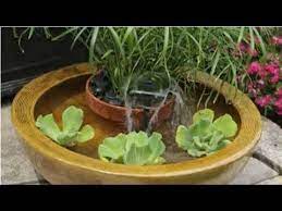 Floor fountains can be large and hold a considerable quantity of water in their basins, so keep the safety the presence of a fountain in a garden can fill any number of uses. Create Container Water Fountains Youtube