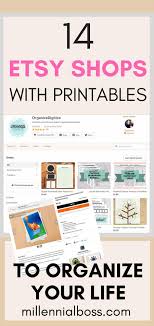 Both these make your shop more professional. 14 Awesome Etsy Printable Shops From Our Etsy Mastermind