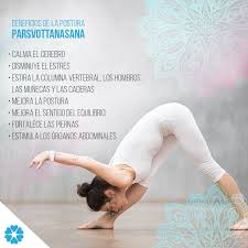 Practicar La Postura Parsvottanasana Te Brindara Beneficios Al Sistema Mente Cuerpo Puedes Practicarla E Estiramientos De Yoga Posturas De Yoga Estiramientos