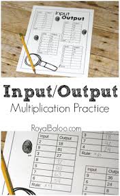 Engaging Multiplication Practice Input Output Printables Royal Baloo Multiplication Practice Montessori Math Activities Math Examples