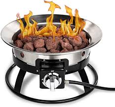 Camping portable propane fire pit. Camplux Outdoor Gas Fire Bowl 19 Diameter Gas Fire Pit 52000btu Manual Ignition Fp19mb Portable Propane Fire Pit For Camping Backyard Party Fire Pits Outdoor Fireplaces Fire Pits