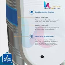Kuat, tahan lama, higienis dan tak tertandingi. Tangki Air Penguin Stainless Tbsk 1000 Stainless Steel Toren Air Tandon Air Shopee Indonesia