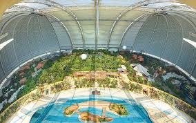 Under The Dome The World S Largest Indoor Beach Right In The Middle Of The German Countryside Tropical Islands Resort Indoor Beach Beaches In The World