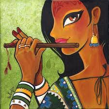 Forest Music Art Print By Niloufer Society6 Indian Art Paintings Rajasthani Art Music Art Print