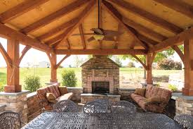 Hip Roof Pavilion Pavillion Backyard Outdoor Pavillion Patio