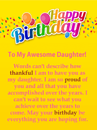 You may be young, but you are an old soul with wisdom and heart. Birthday Wishes For Daughter Birthday Wishes And Messages By Davia