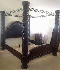 The set is made of premium hardwoods. North Shore Canopy Bed Millennium 6 Reviews Furniture Cart