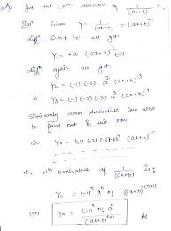 Nth Derivative 1 Ax B By Successive Differentiation Mathematics Differentiation Derivative