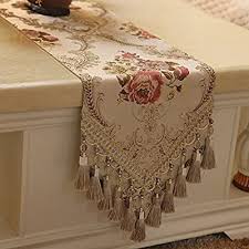 Shop our best selection of table runners to reflect your style and inspire your home. Amazon Com Wxyjyjyjy European Luxury Table Runner Bed Runner Tea Table Runner Table Runner A 30x200cm 12x Crochet Table Runner Pattern Bed Runner Luxury Table