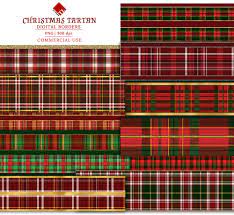 Digital Christmas Borders Christmas Tartan Border Clipart Commercial Use Digital Christmas Washi Tape Scrap Clip Art Digital Scrapbook Paper Clip Art Borders