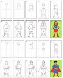 What does it mean to be a super hero? How To Draw A Superhero Art Projects For Kids