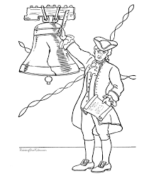 Patriotic Symbols Liberty Bell Coloring Picture 015 The liberty bell is a huge bronze bell that symbolizes freedom in the united states of america. liberty bell coloring picture 015