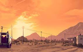 Please contact us if you want to publish a gta san. The Sky Clouds Sunset Mountains The Plane Desert Antenna Art Van House Art Gta Power Lines Grand Grand Theft Auto Artwork Gta Background Hd Wallpaper
