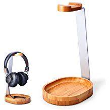 Avantree Support Universel En Bois Et Aluminium Pour Casques Audio Avec Support De Cable Pour Sony Bose Shure Jabra Jbl A Porte Casque Casque Casque Audio