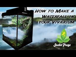As you approach the building, the first thing you see is a water feature with two huge tanks containing north american freshwater fish. How To Make A Waterfall In Your Vivarium Youtube