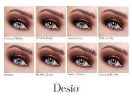 desio color contacts chart contacts specifically made to