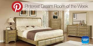 The Golden Collection Is Our Dreamroom Of The Week It Has All The Features You Need To Create A Regal Bedroom R Bedroom Sets Queen Bedroom Set Queen Bedroom