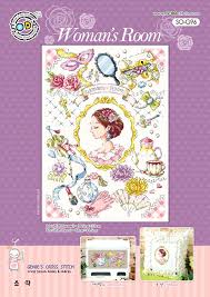 Womans Room Sodastitch Counted Cross Stitch Chart Soda