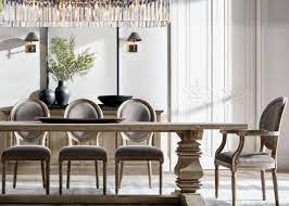 the most sophisticated dining room furniture by restoration hardware shabby chic oak bedside tables