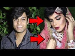 boy to indian muslim bridal makeup