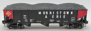 RMT 662613 O Morristown & Erie 70 Ton 3-Bay Coal Hopper Car NIB – Trainz