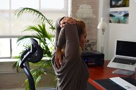 Then straighten your arms to rise back to start. 25 Office Exercises Easy Desk Friendly Ways To Get Fit In 2021