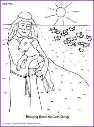 These coloring pages have given the humble sheep a new avatar. Preschool Lost Sheep Coloring Page Novocom Top
