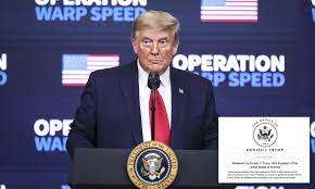 Donald Trump Claims He Prefers His Post White House Press Releases After Twitter Ban Daily Mail Online